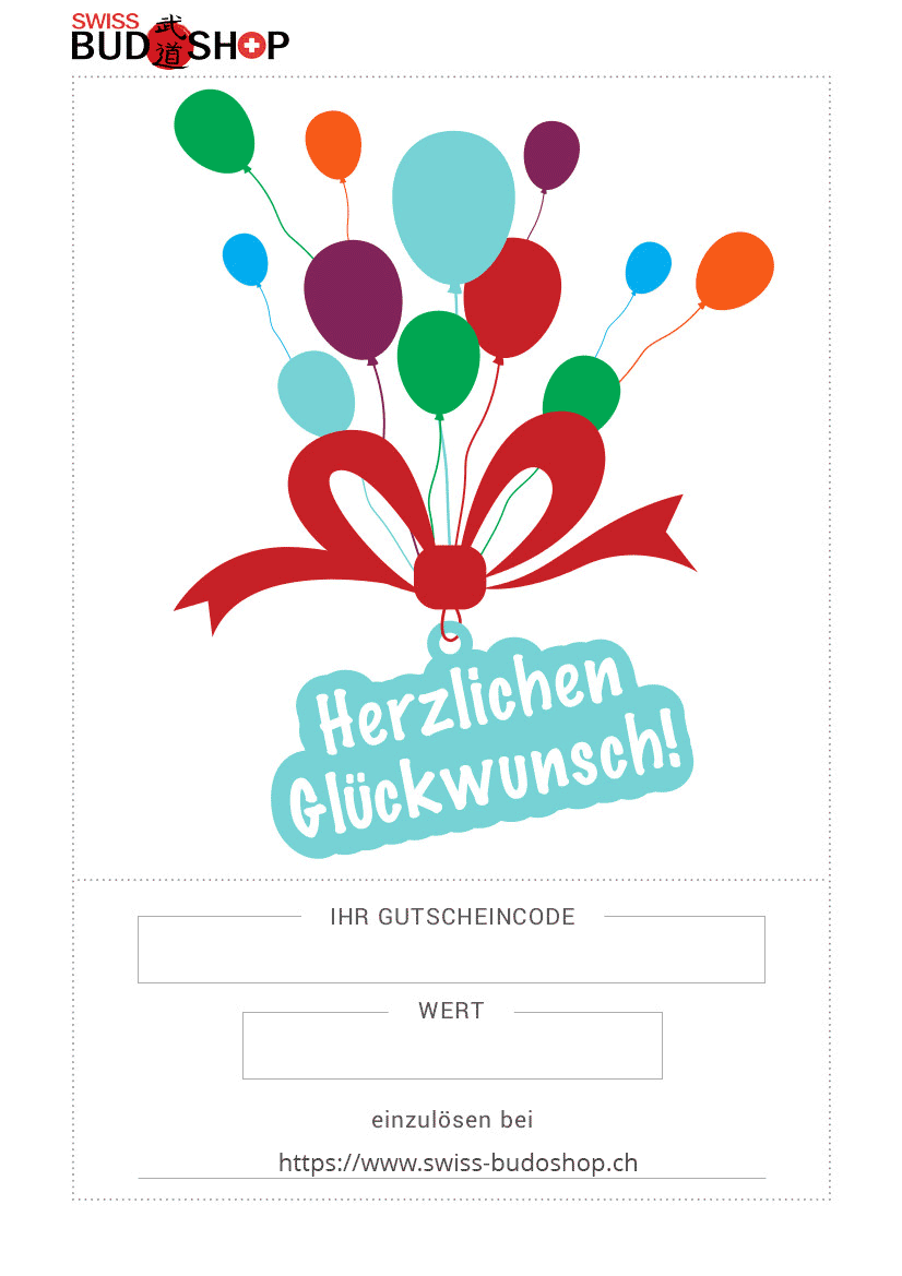 Geschenkgutschein, herzlichen Glückwunsch!