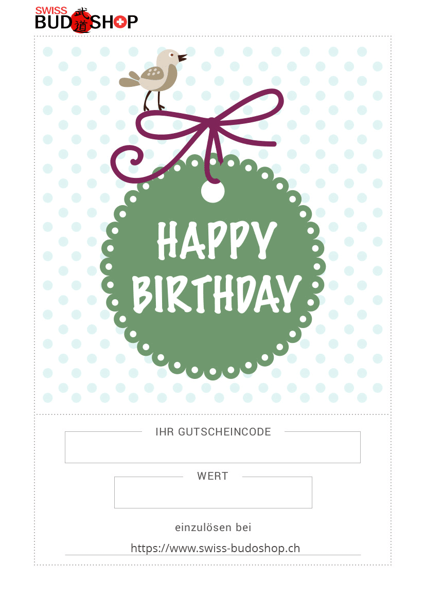 Geschenkgutschein, Geburtstag Variant 1